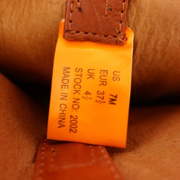 Road Wolf Boots 7 M Women Western Cowboy Outland Leather Rodeo Daisy Duke Cognac - Picture 13 of 16